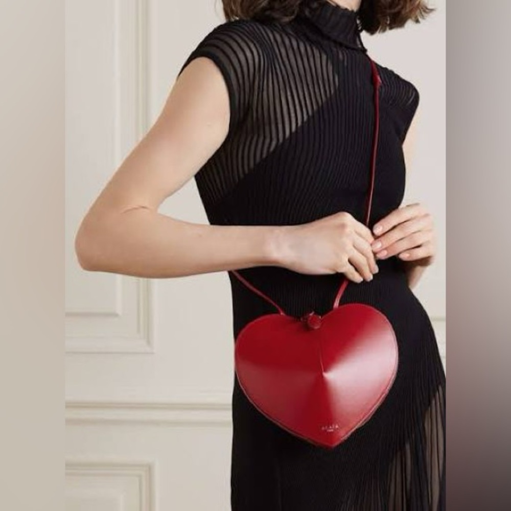 Alaia Le Coeur Red Heart Bag